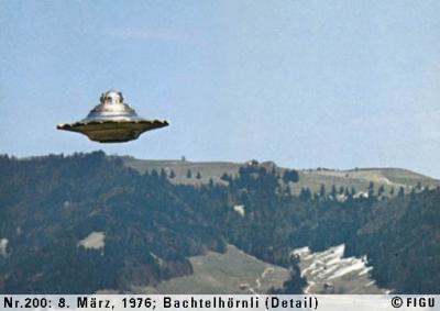 Billy Meier photo - UFO close up 2